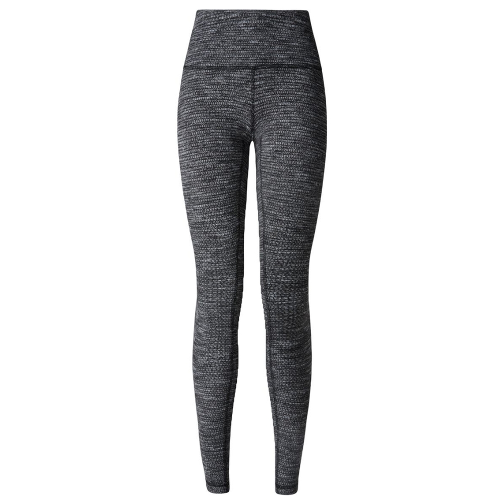 Lululemon Wunder Under Pant III - Coco Pique Black White - Size 2